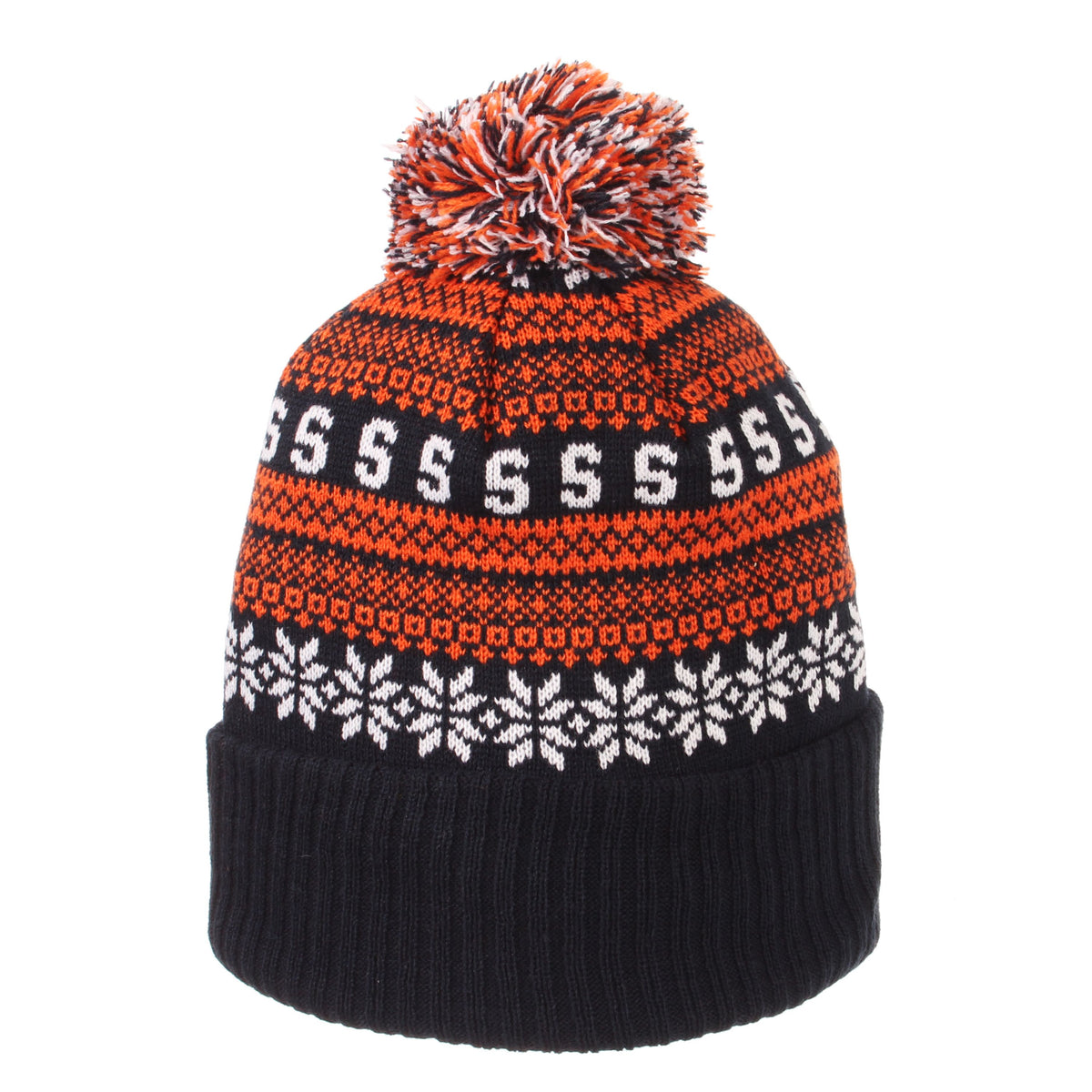 NCAA Carousel Cuffed Knit Beanie Sock Hat Zephyr P3010