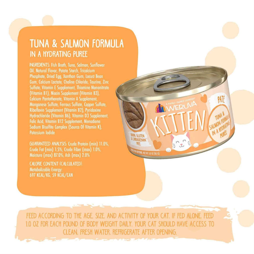 Kitten Tuna & Salmon Puree Cat Food J143