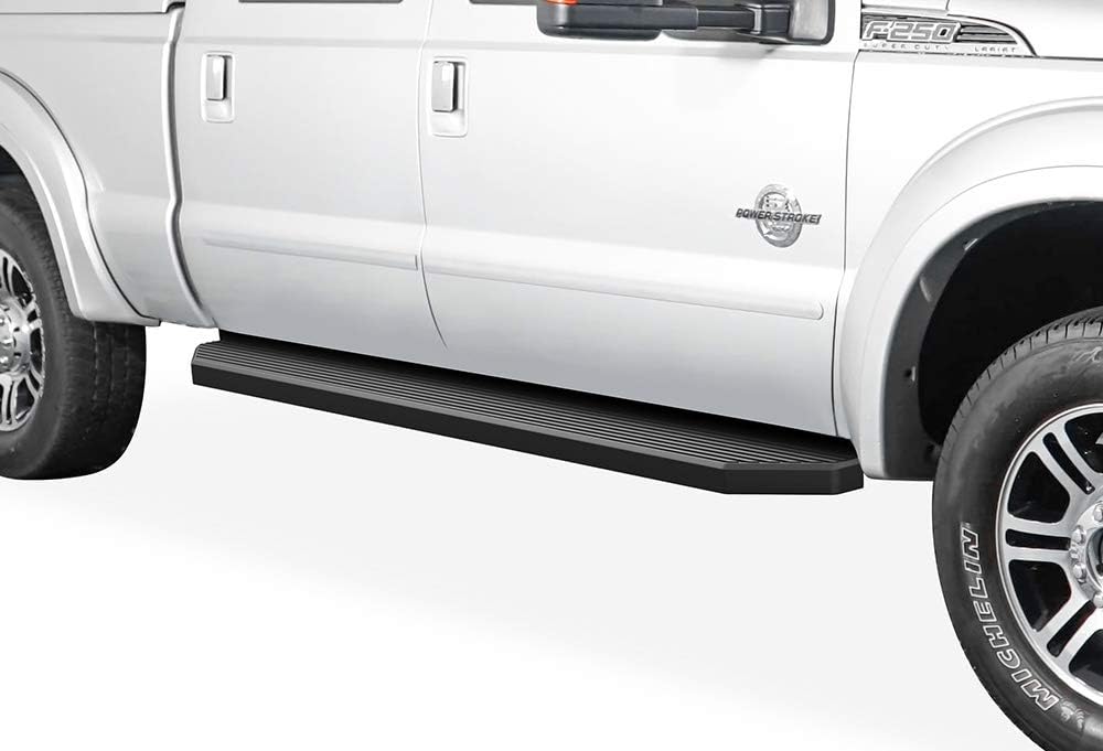 Black Running Boards 6 inches Crew Cab Y1254