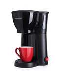 Black Mini Compact Drip Coffee Maker (10.5oz) R983