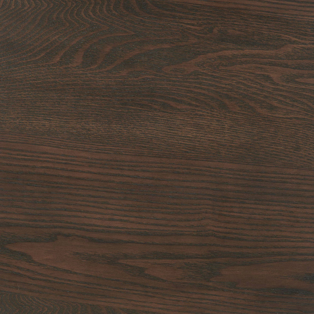 Round End Table with Wooden Top - Brown F97084