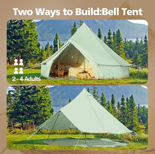 Cotton Canvas Waterproof Large Tent S7965