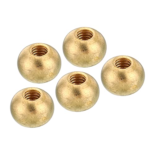 5 Pack M6x1 Brass Thread Cap Nuts Q8919