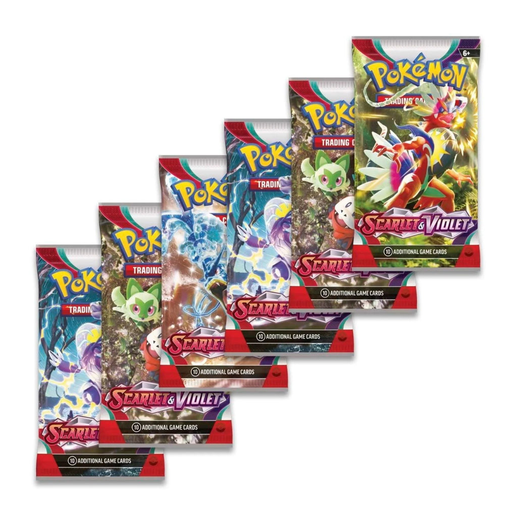 6 Booster Packs Pokemon Trading Card Game Bundle S971398