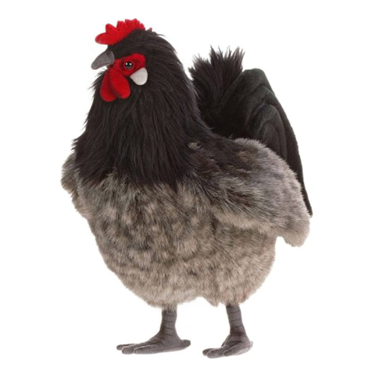 Grey and Black Hen Plush Y858830
