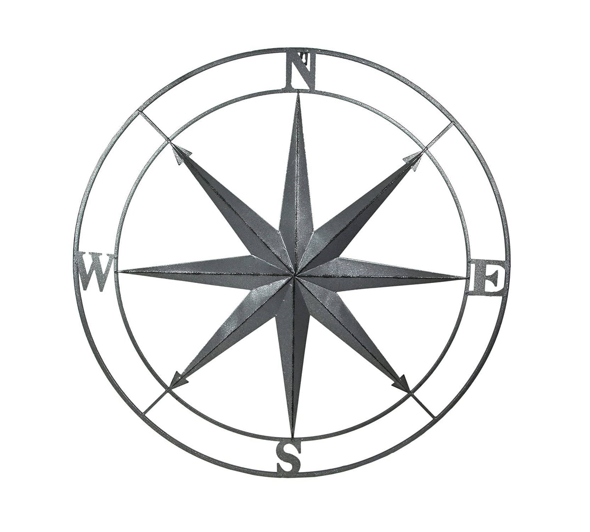 Metal Compass Rose Wall Hanging 36 in. P5623
