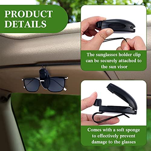 2 Pieces Car Sunglasses Visor Clips H79341