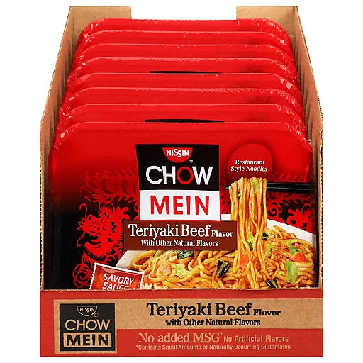 Teriyaki Beef-Flavored Chow Mein Meals (4 oz., Pack of 8) X267865