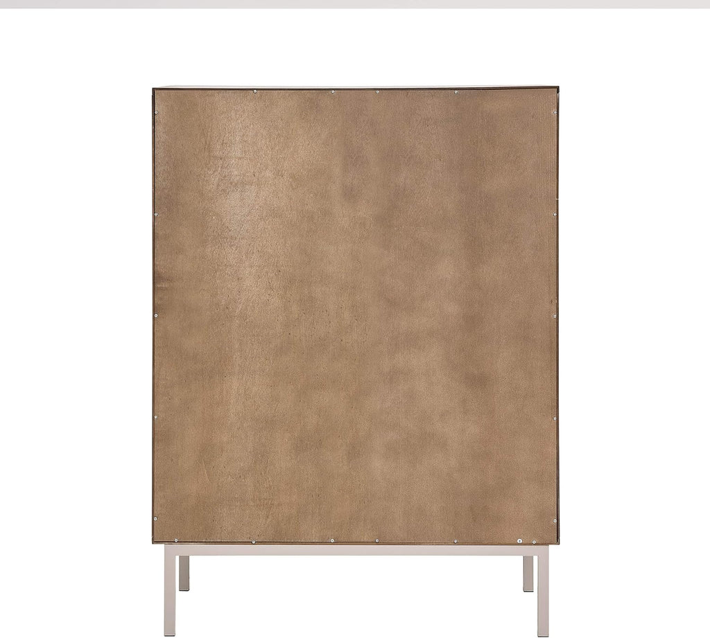 Two-Tone Sliding Door Cabinet P2163
