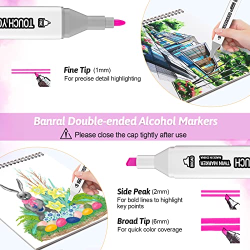 120 Colors Dual Tip Alcohol Based Art Markers E2351