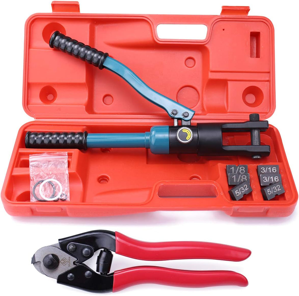 Hydraulic Hand Crimper Tool for Stainless Steel Cable Railing B28584