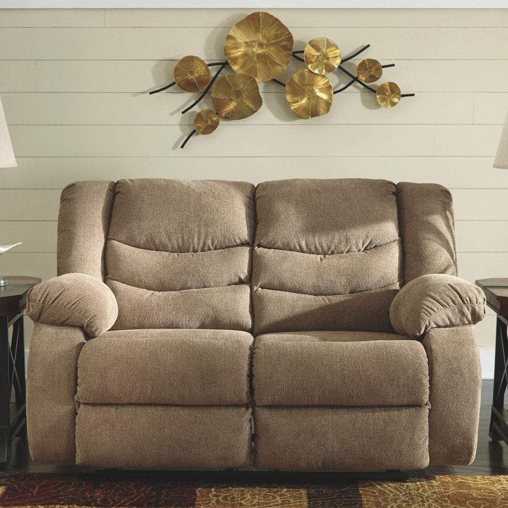 Mocha Reclining Loveseat T202