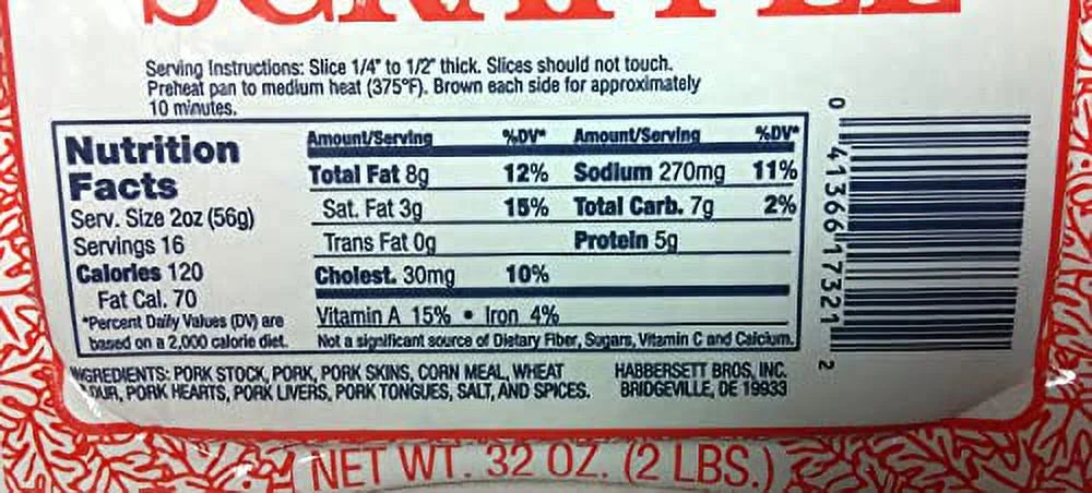 Scrapple (4 Pound Package) S995