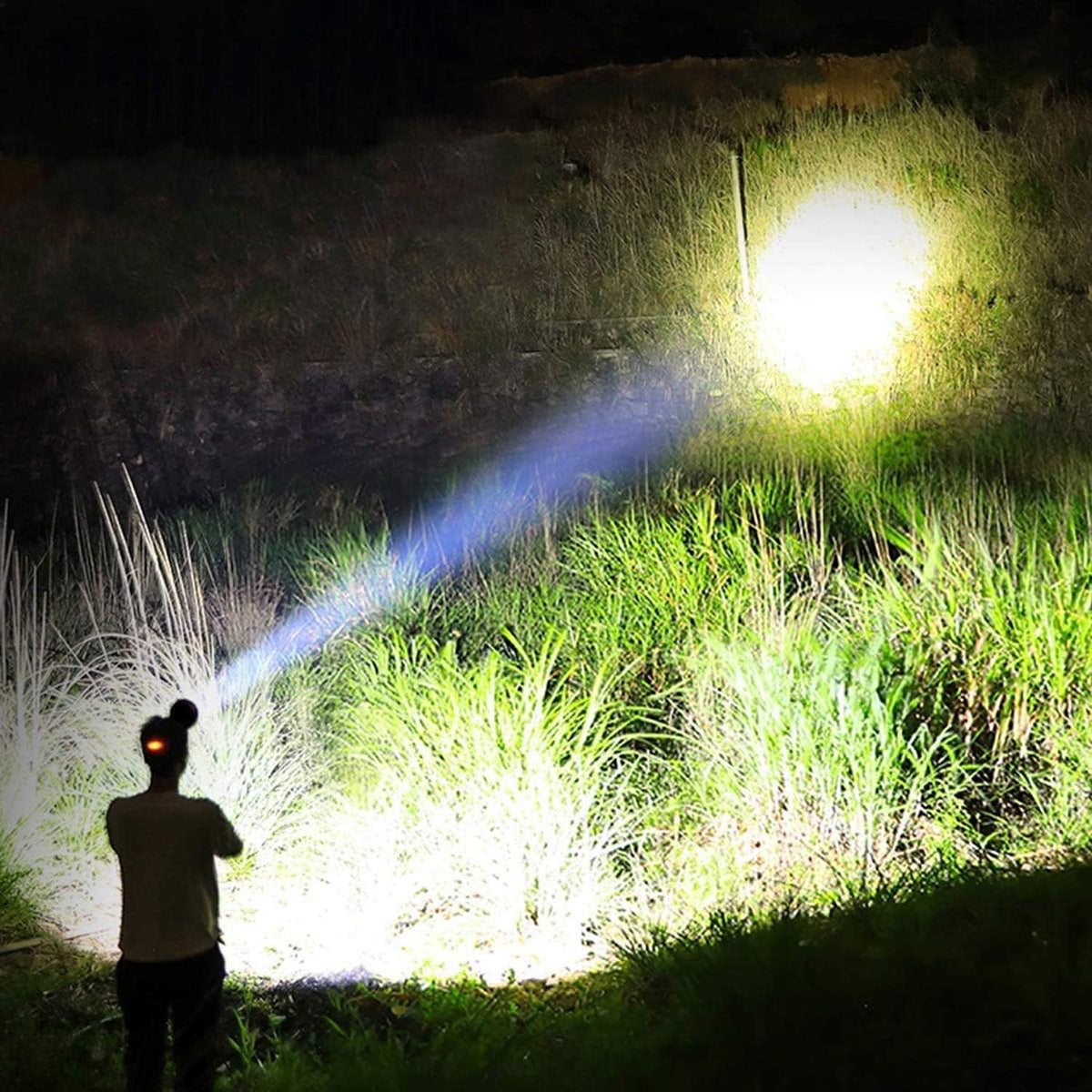 Rechargeable 10000 Lumens Zoomable Waterproof Headlamp V612