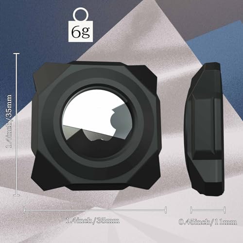 Black Waterproof Stick-On Mount Air Tag Case X66981
