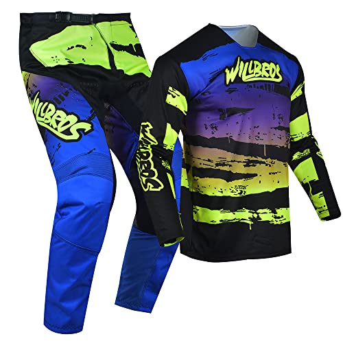 Motocross Jersey Pant Combo Dirt Bike Gear Set V85411