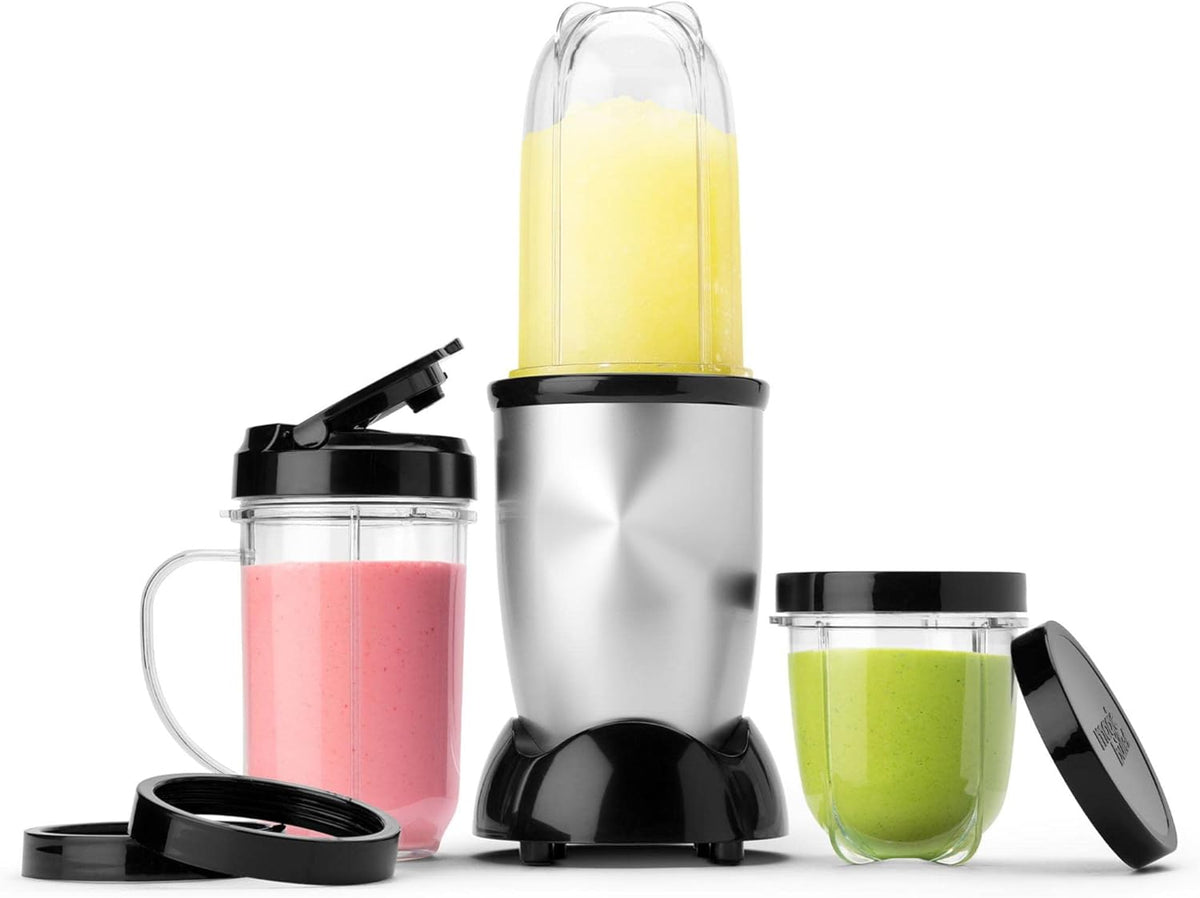 11 Piece Personal Blender Silver Black E701