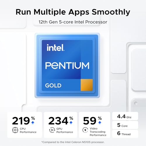4-Bay Desktop NAS, Intel Pentium Gold 8505 5-Core CPU, 8GB DDR5 RAM, 128G SSD, 10GbE, 2.5GbE, M.2 NVMe Slots, 4K HDMI, Diskless Q9569