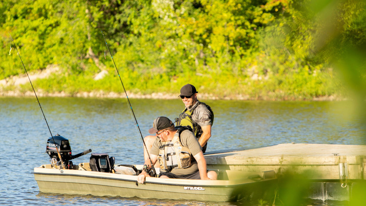 Intruder 12 fishing boat J9360