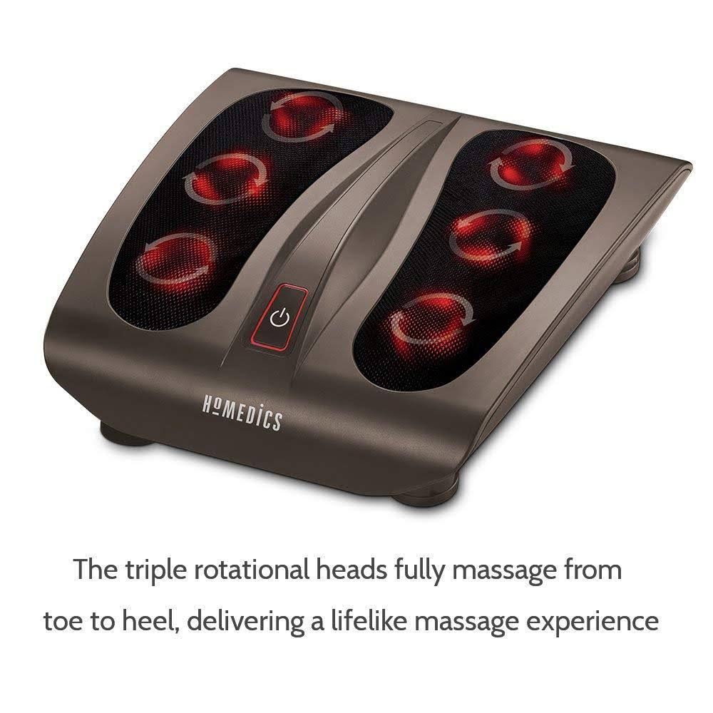 Triple Action Shiatsu Foot Massager with Heat U3864
