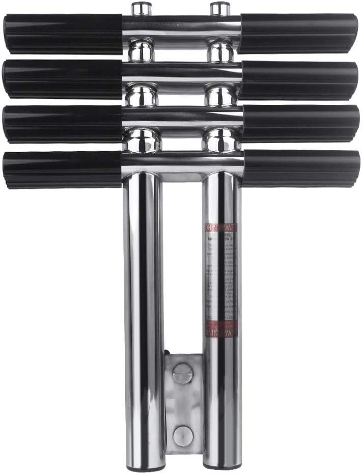 Stainless Steel 4 Step Telescopic Boat Ladder Y239