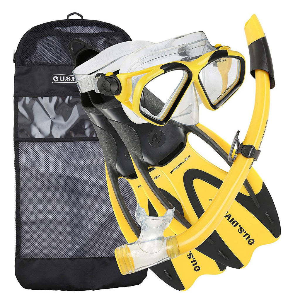 Adult Mask, Snorkel, Fins, Gear Bag Set M335465