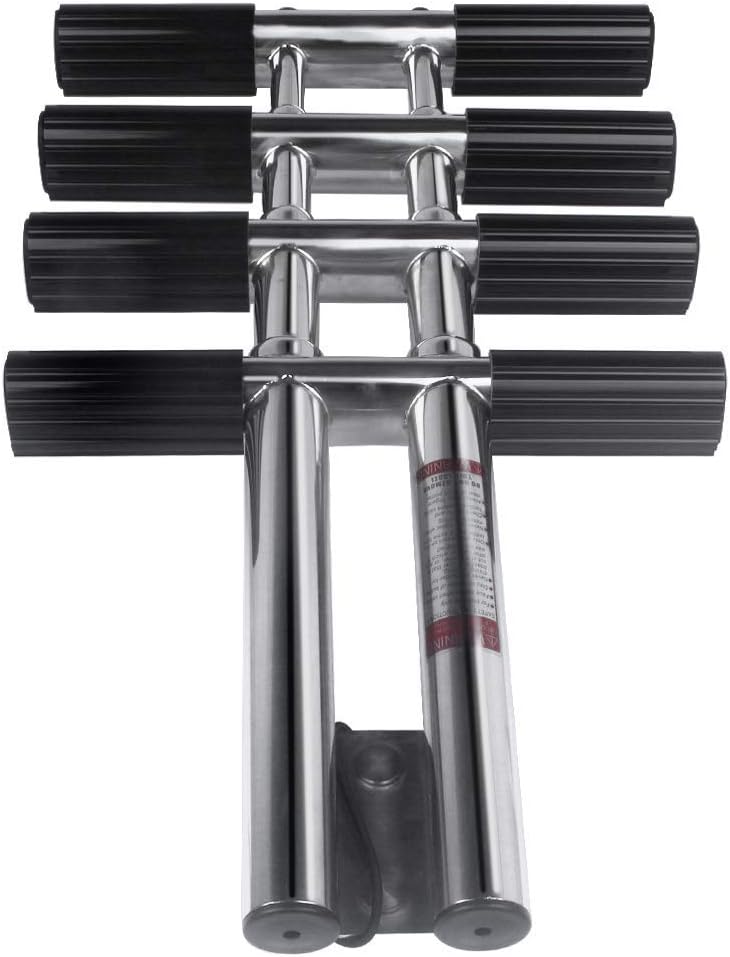 Stainless Steel 4 Step Telescopic Boat Ladder Y239