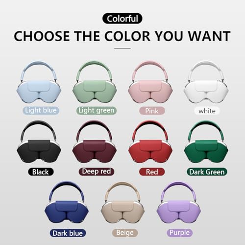 Black PU Leather Carrying Case for Headphones T1656