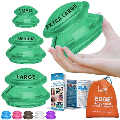 Blue Silicone Cupping Set, 4 Piece I810