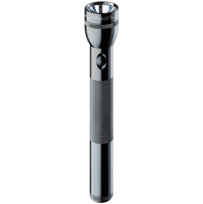 Heavy-Duty Incandescent 3-Cell D Flashlight Black N404798