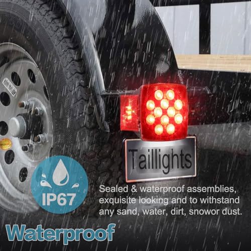 12V LED Trailer Light Kit with 25ft Trailer Wire Z389