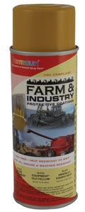 16 oz High Solids Enamel Paint, Equipment Yellow - Pack of 6 I430