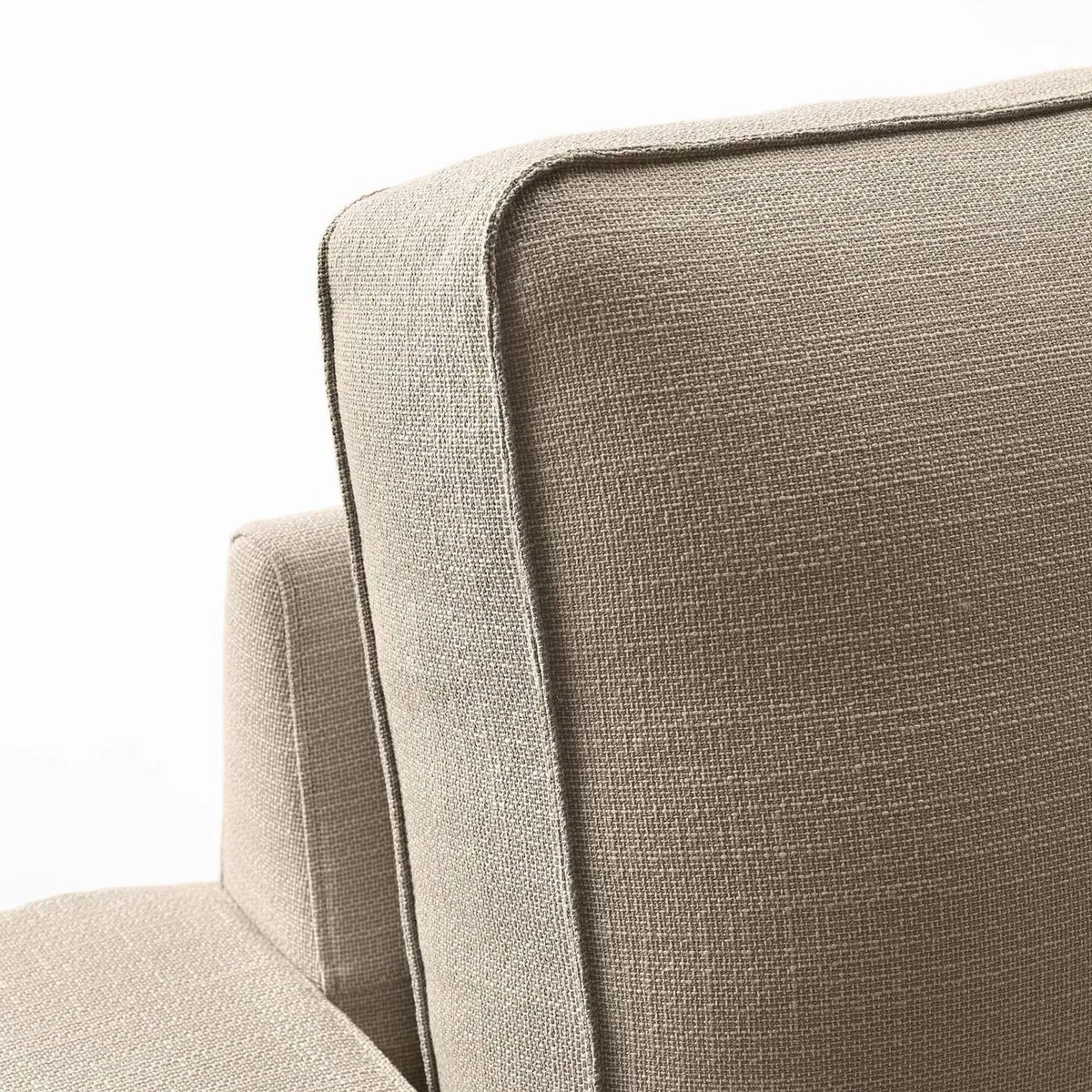 Beige Sofa with Chaise D21784