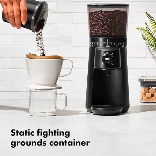 Matte Black Conical Burr Coffee Grinder T441279