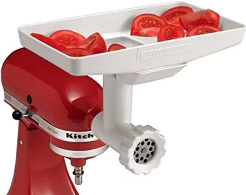 Food Meat Grinder Attachment with Sausage Stuffer Kit and Food Tray E562