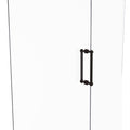 12 in. Oil Rubbed Bronze Shower Door Pull Z531