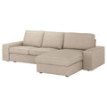 Beige Sofa with Chaise D21784