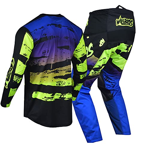 Motocross Jersey Pant Combo Dirt Bike Gear Set V85411