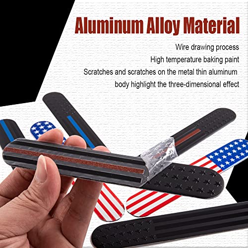 2PCS Metal American Flag Car Badge Decal R516934