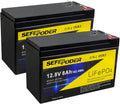 12V 8Ah Lifepo4 Lithium Ion Rechargeable Battery 2 Pack Y138