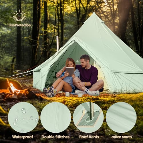Cotton Canvas Waterproof Large Tent S7965