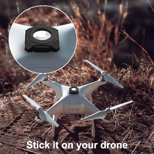 Black Waterproof Stick-On Mount Air Tag Case X66981