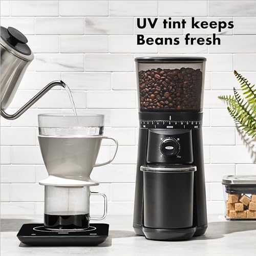 Matte Black Conical Burr Coffee Grinder T441279