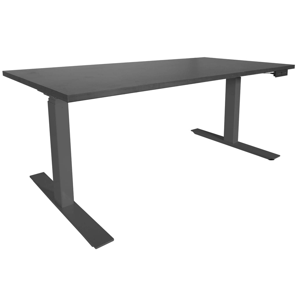 Adjustable Sit/Stand Desk 30" x 48" Black F873246