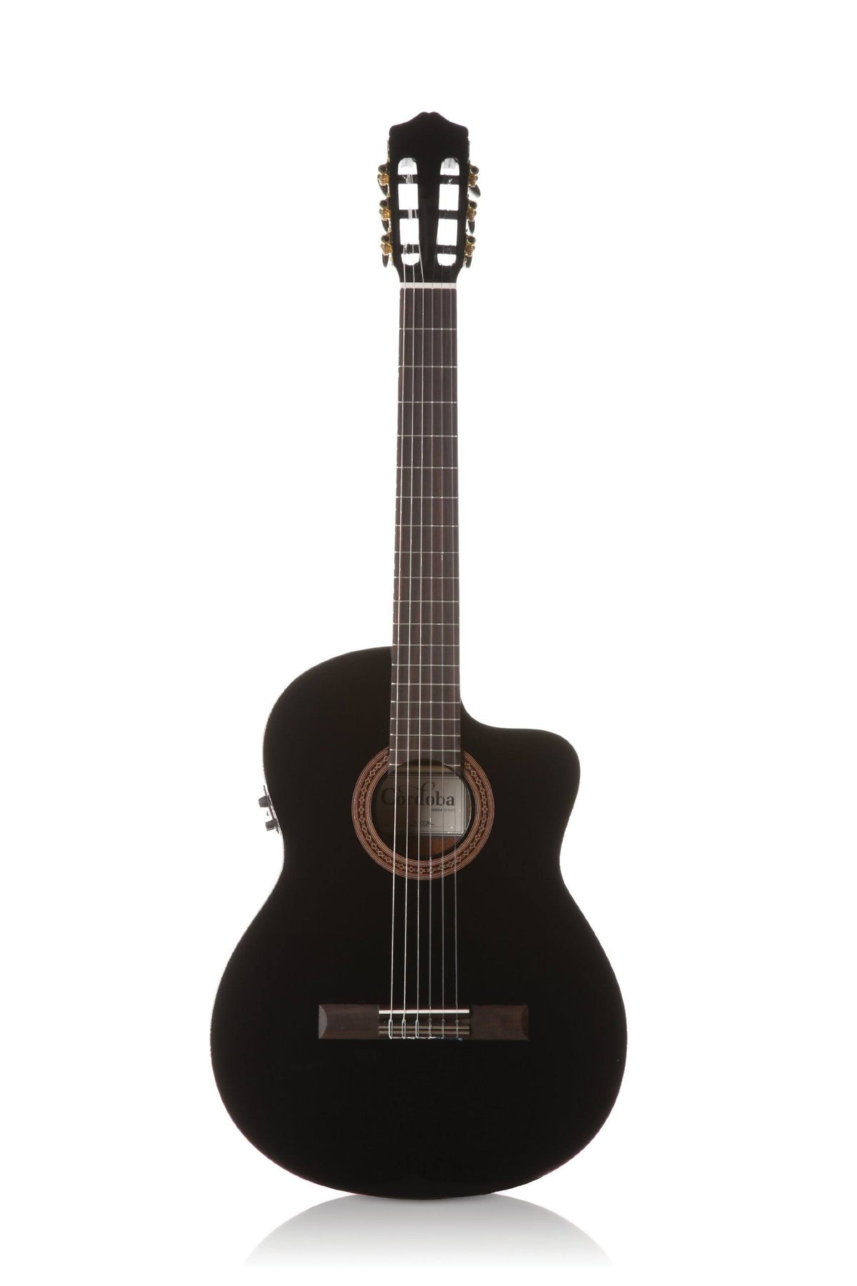 Black Classical Acoustic-Electric Guitar G388