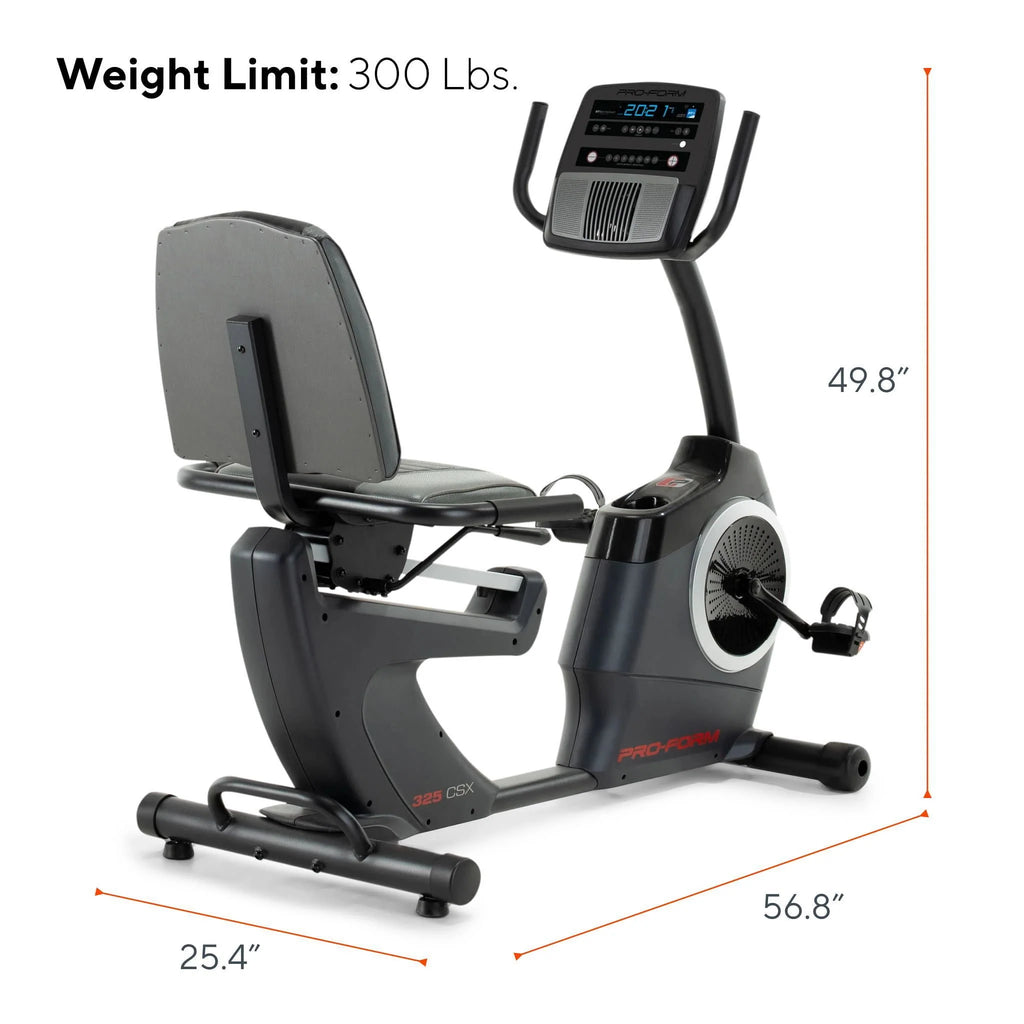 Recumbent Exercise Bike with Display S19156