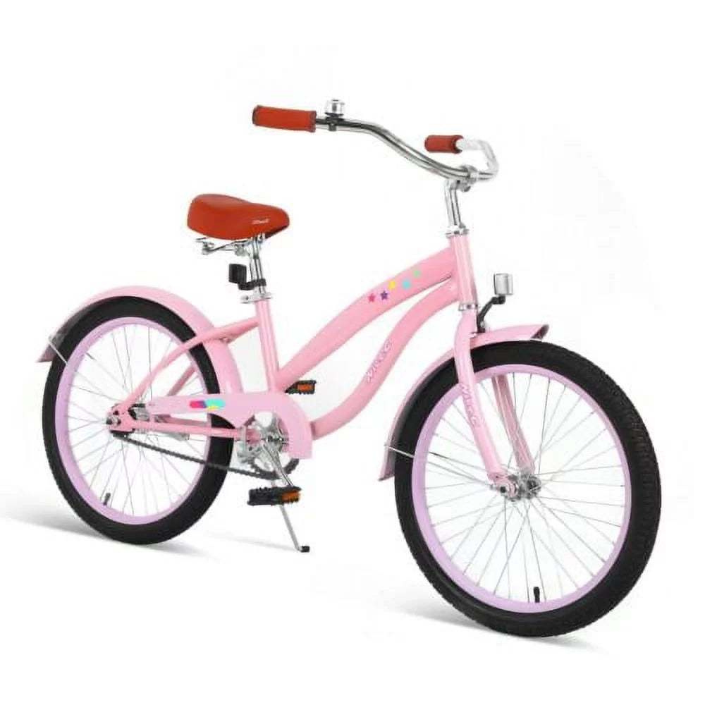Kids Bike with Coaster Brake and Training Wheels, 12 inch Black D407