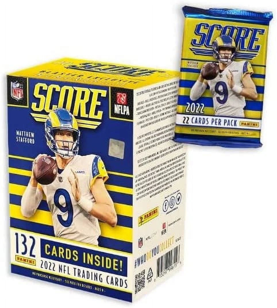 2022 Score Football Trading Card Blaster Box M76355