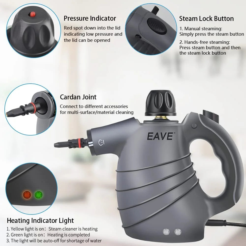 Handheld Steam Cleaner 12 in 1 Set B65376