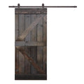 Knotty Pine Solid Wood Interior Barn Door Slab C76096